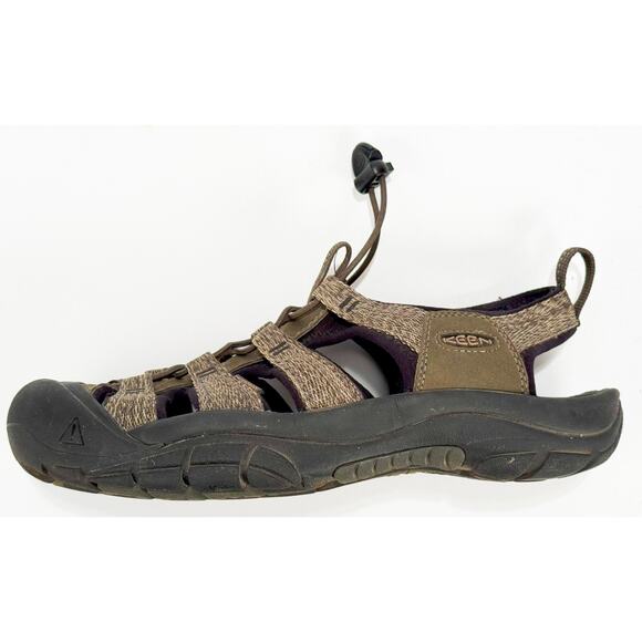 Keen Newport H2 Sandals Olive Green Waterproof Hiking Men’s Size 8 Trail Shoe - Picture 5 of 7